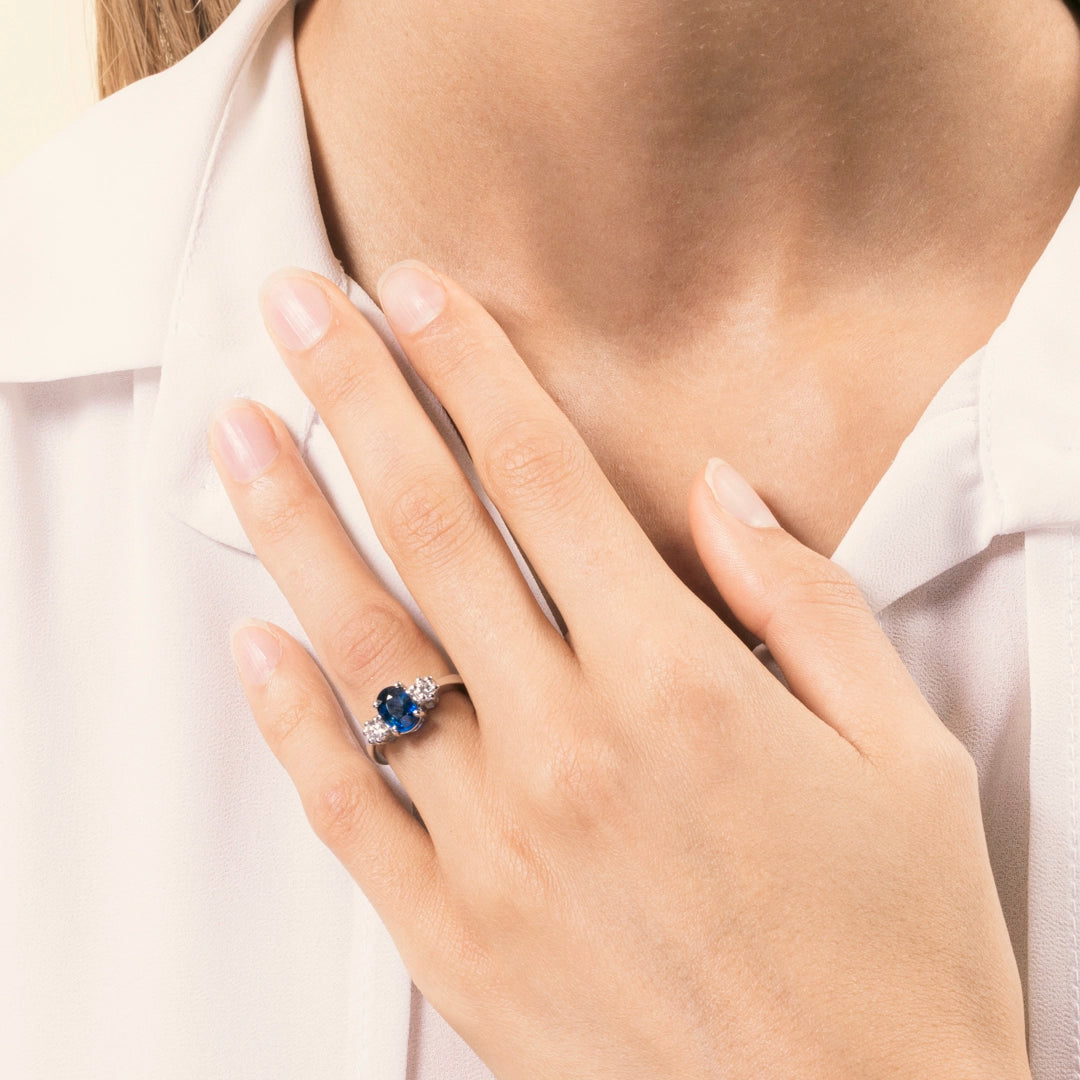 Anello Bia Zaffiro