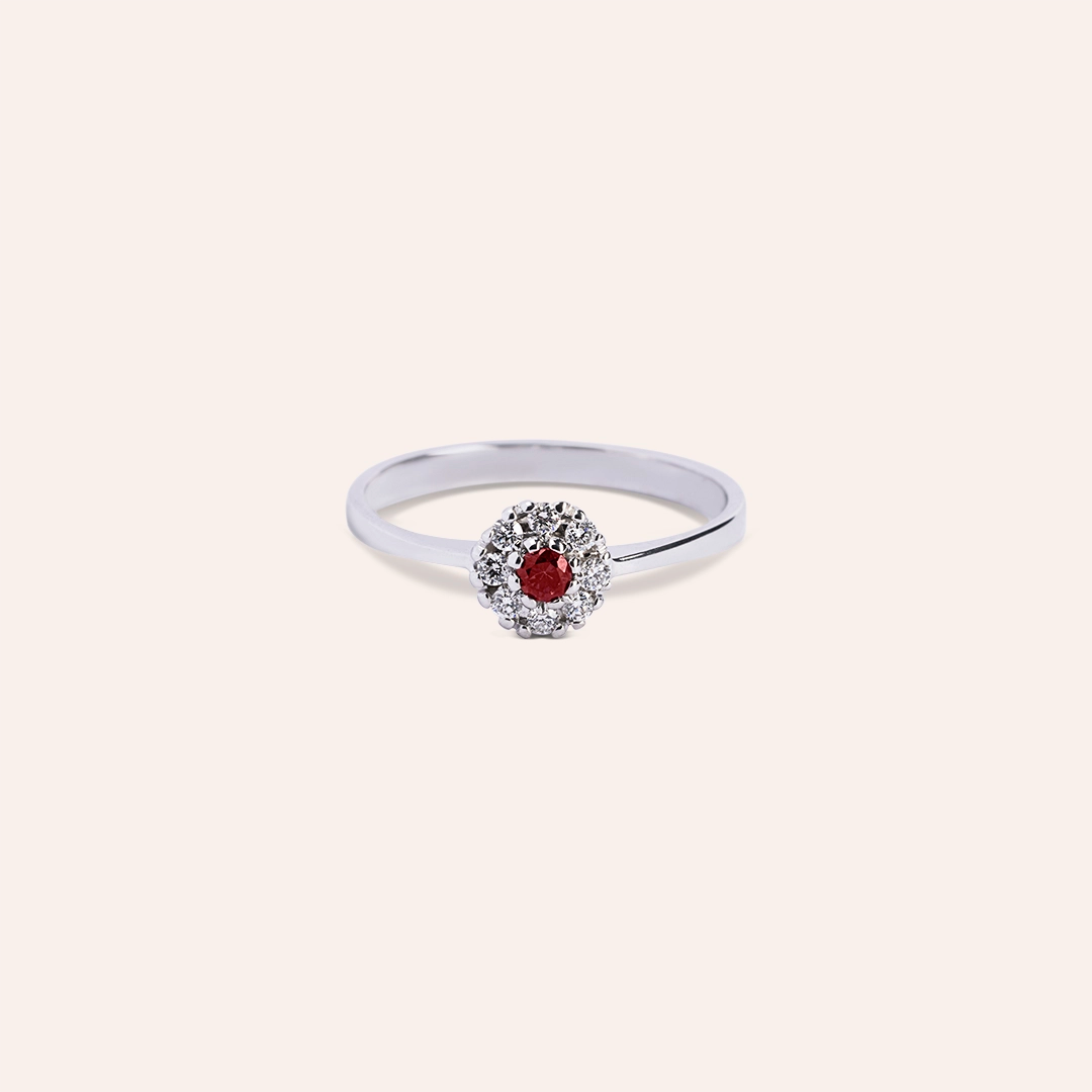 Anello Clio Rubino