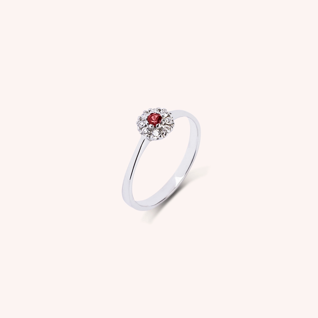 Anello Clio Rubino