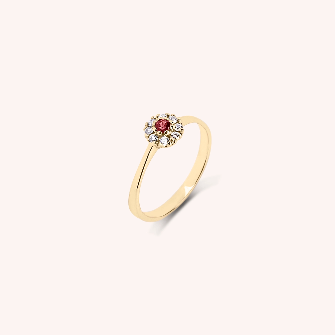 Anello Clio Rubino