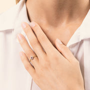 Anello Clio Rubino - Varengo Gioielli