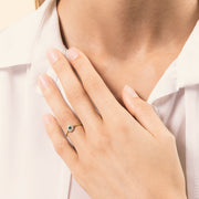 Anello Clio Smeraldo - Varengo Gioielli