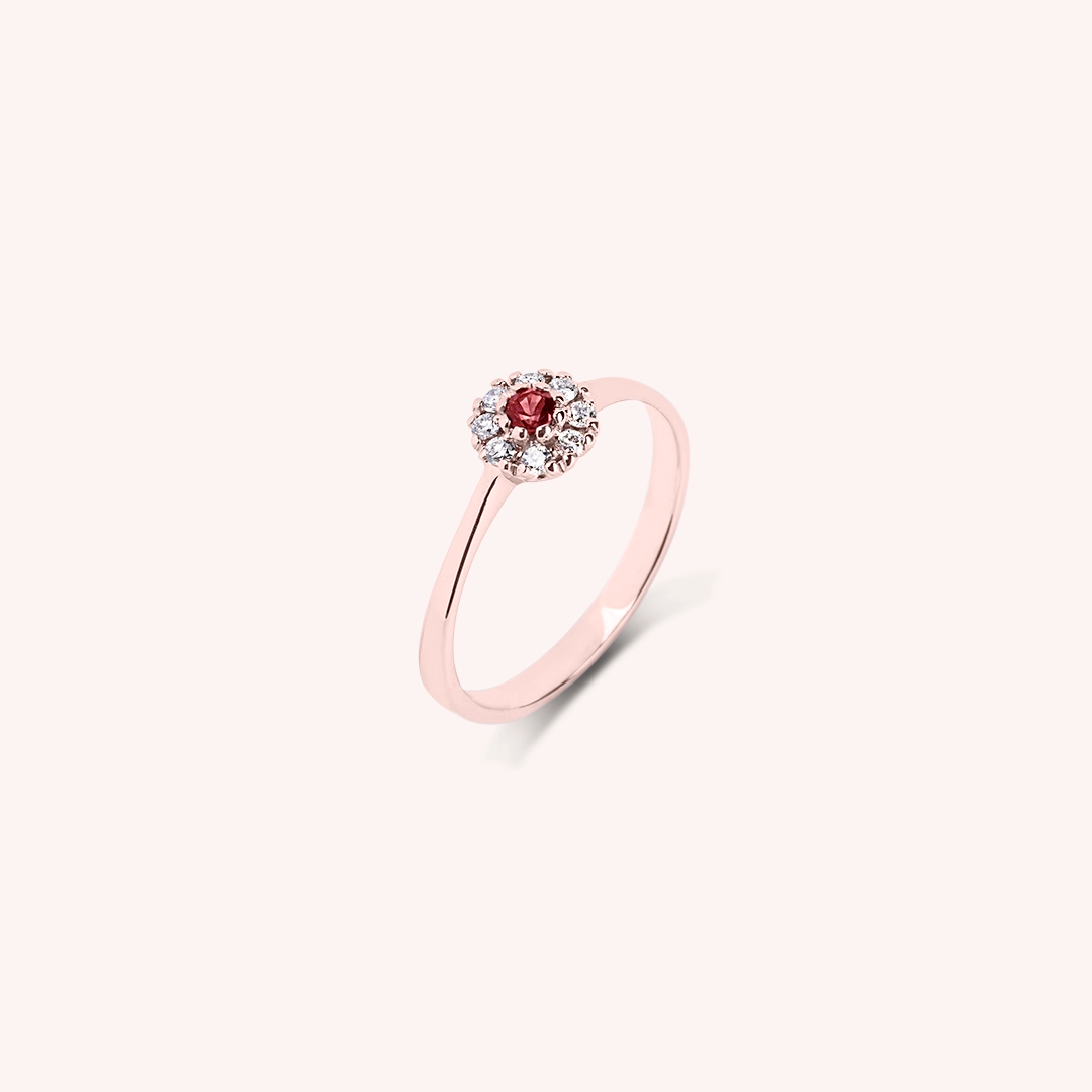 Anello Clio Rubino