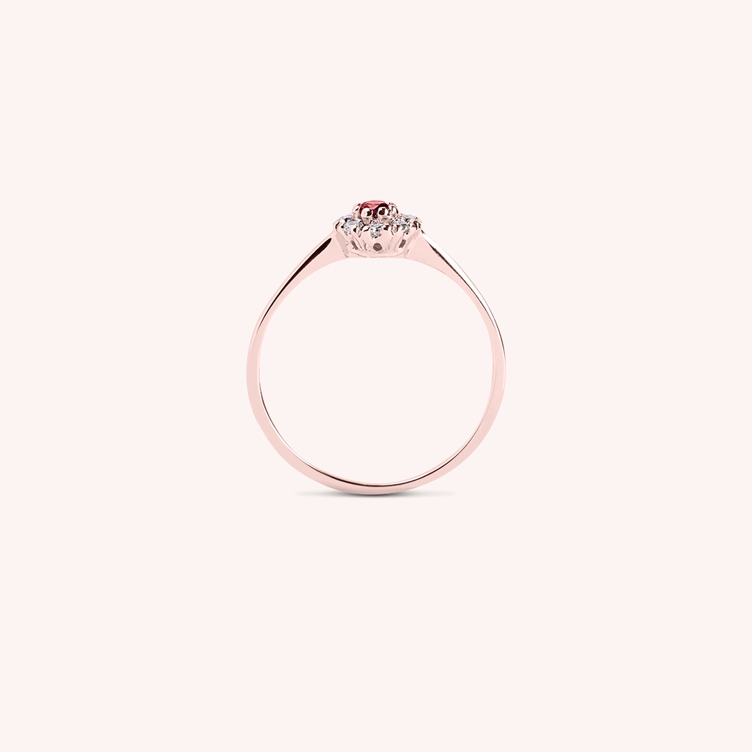 Anello Clio Rubino