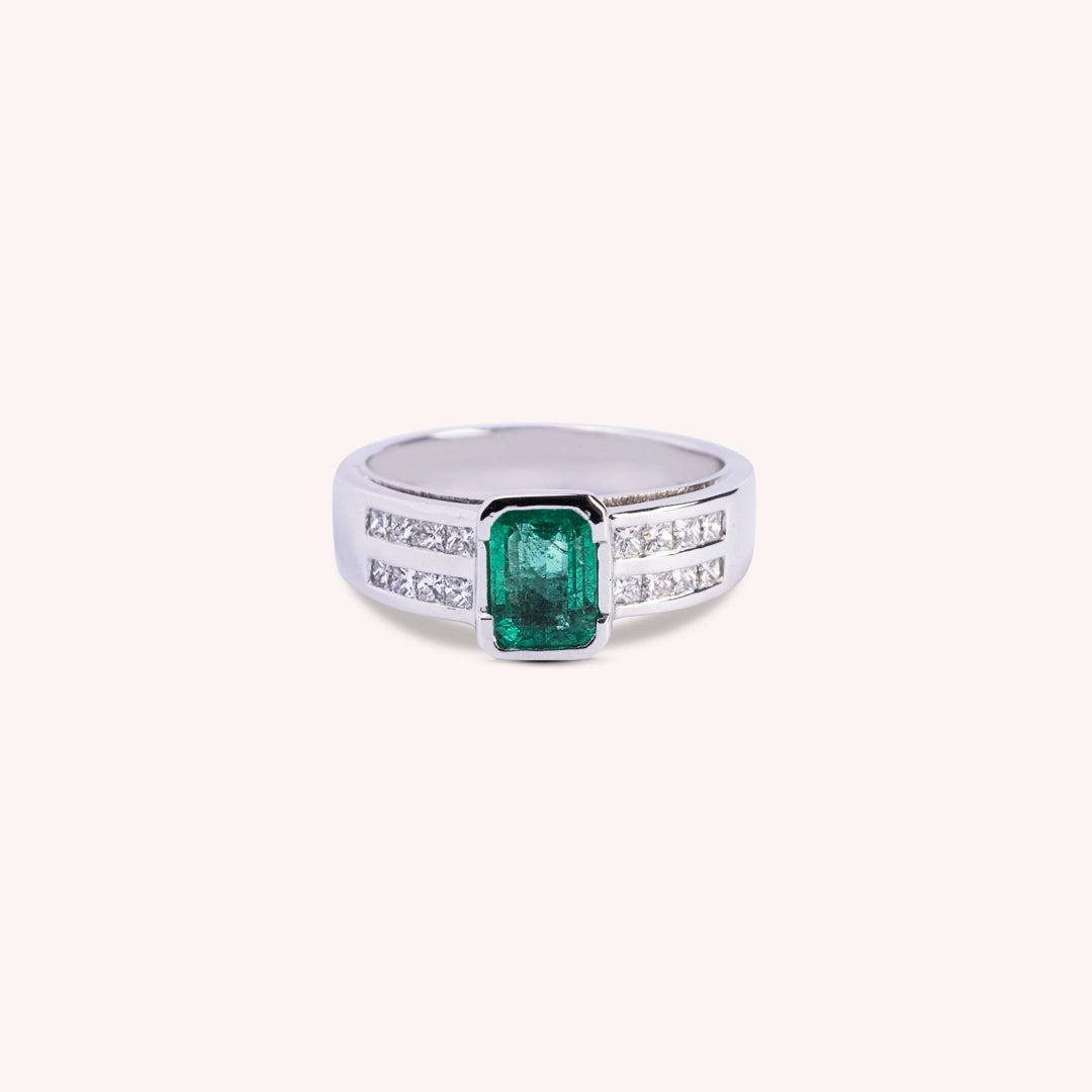 Anello Dedalo Smeraldo