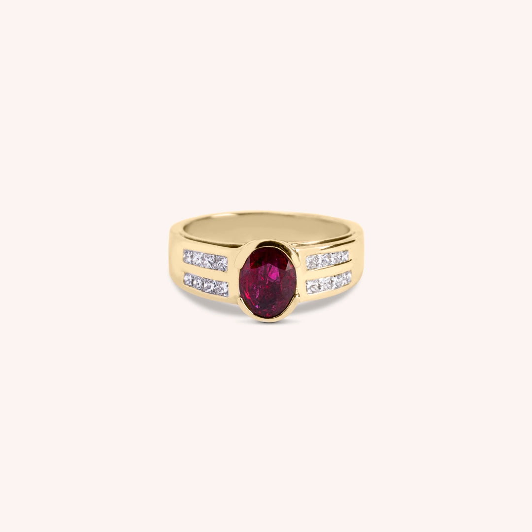 Anello Dedalo Rubino