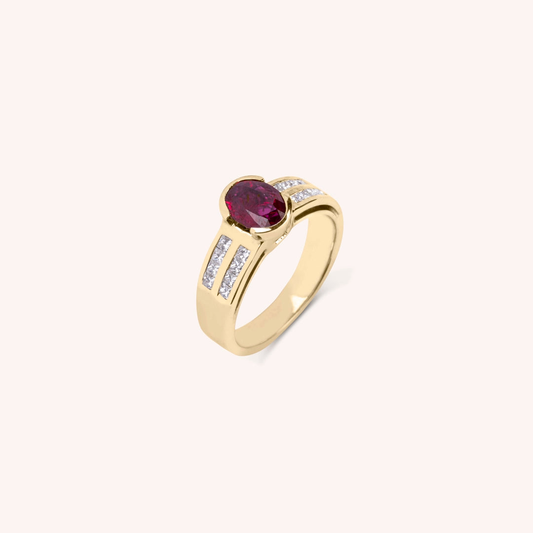 Anello Dedalo Rubino