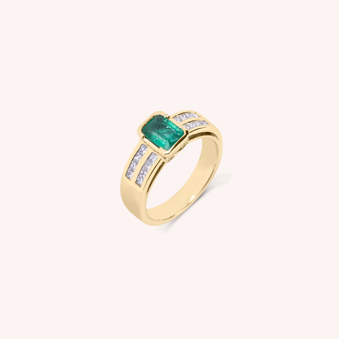 Anello Dedalo Smeraldo