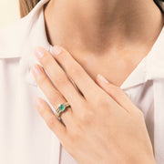 Anello Dedalo Smeraldo - Varengo Gioielli