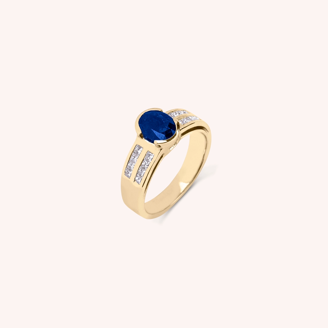 Anello Dedalo Zaffiro