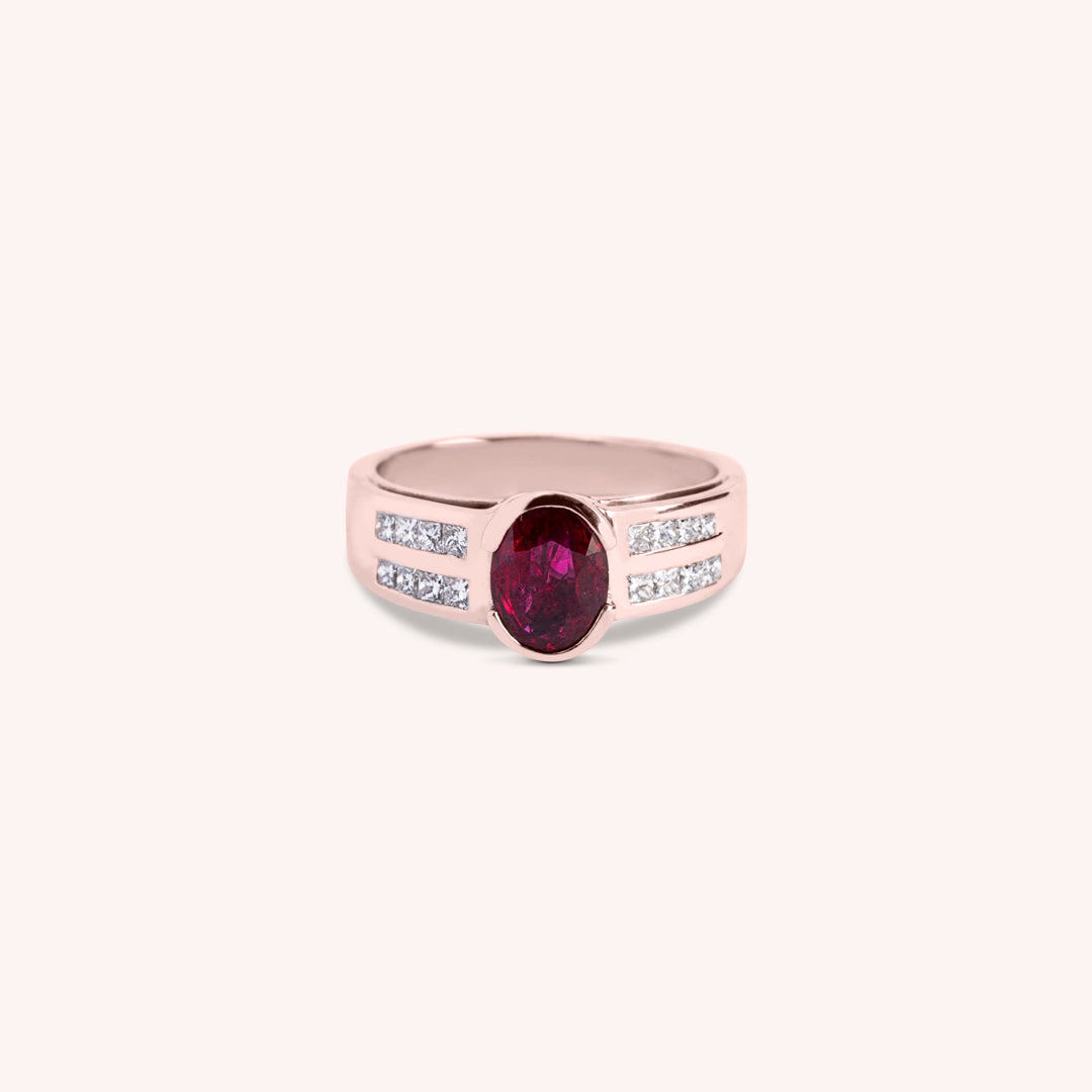 Anello Dedalo Rubino