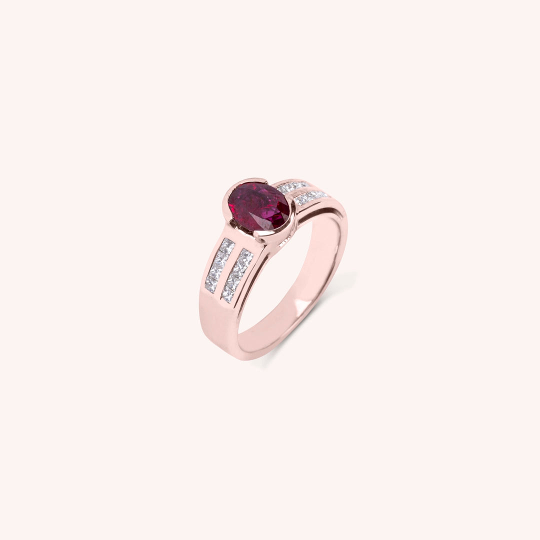Anello Dedalo Rubino