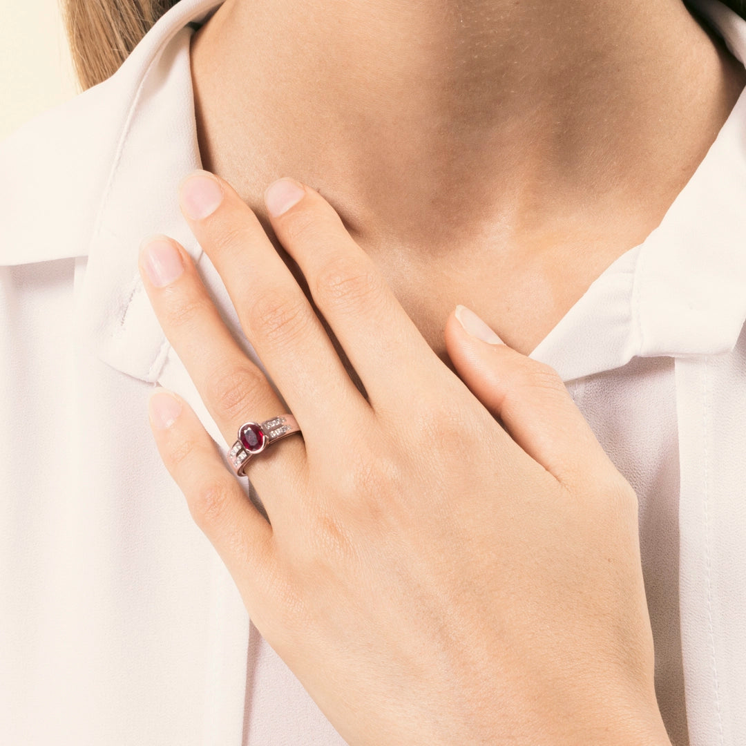 Anello Dedalo Rubino