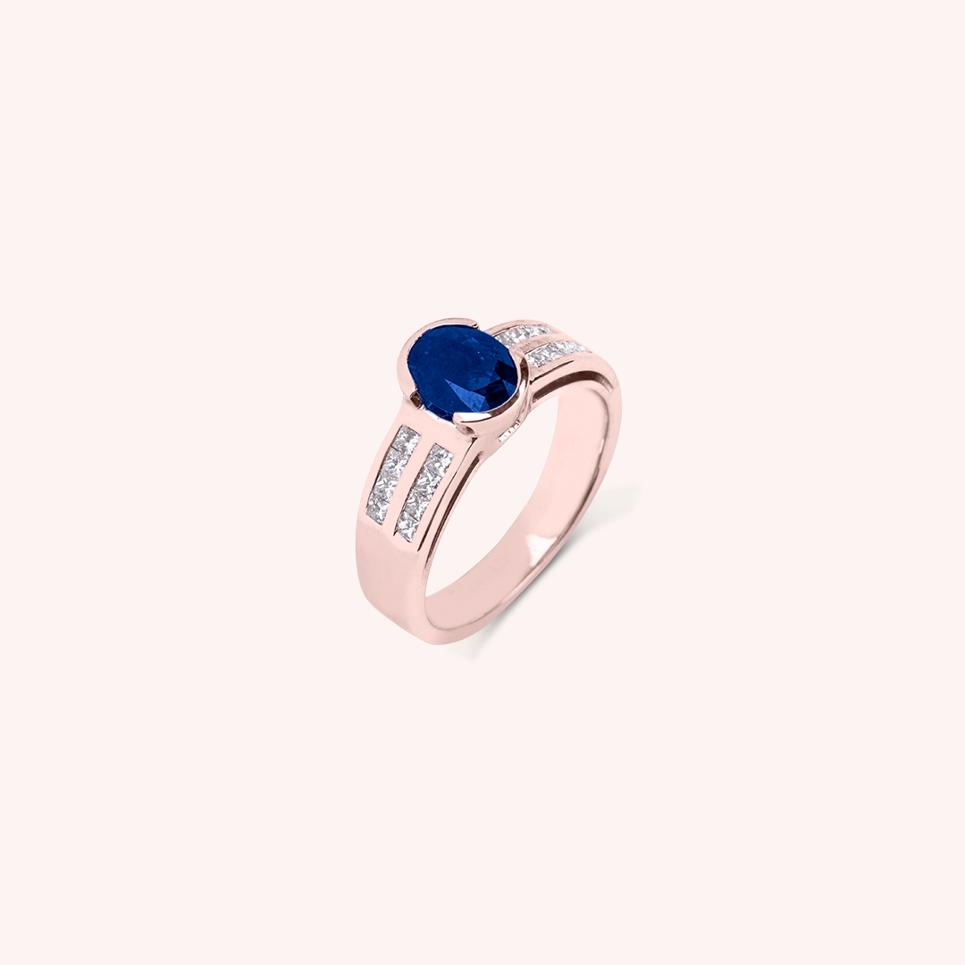 Anello Dedalo Zaffiro