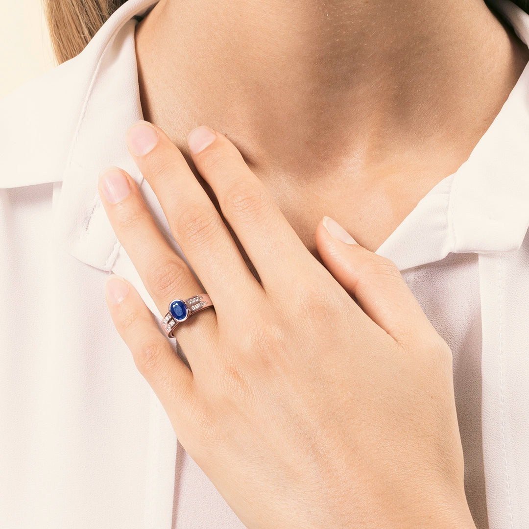 Anello Dedalo Zaffiro