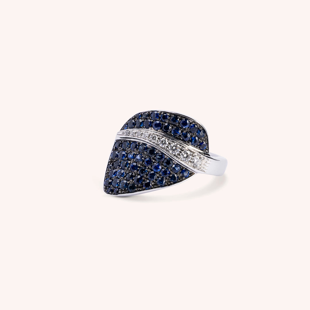 Anello Demetra Zaffiri