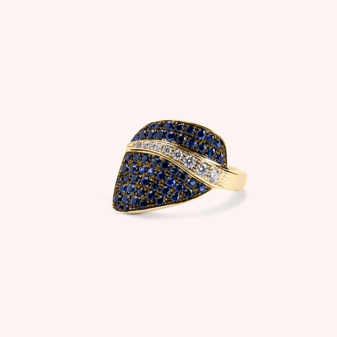 Anello Demetra Zaffiri