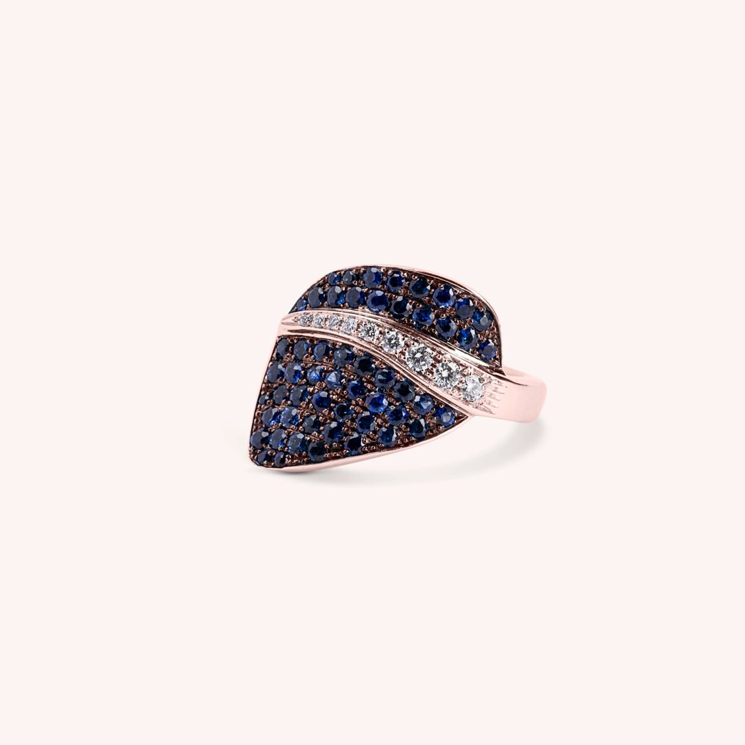 Anello Demetra Zaffiri