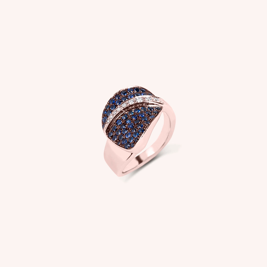 Anello Demetra Zaffiri