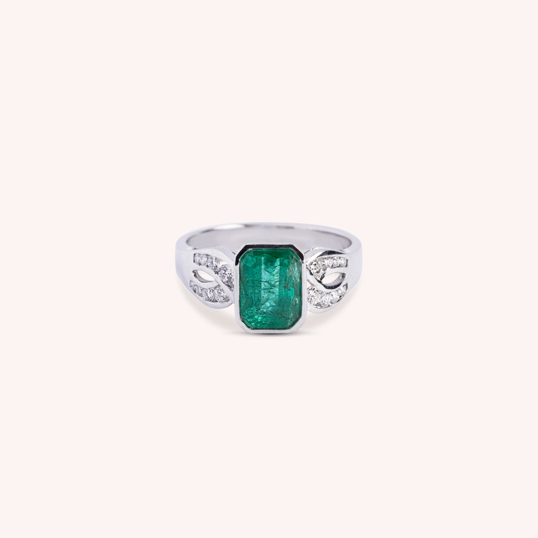 Anello Diana Smeraldo