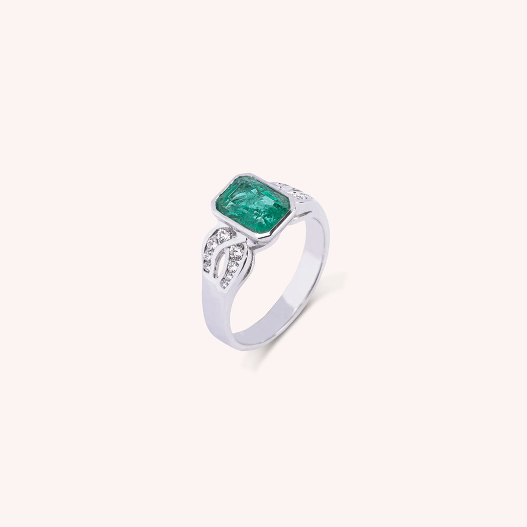 Anello Diana Smeraldo
