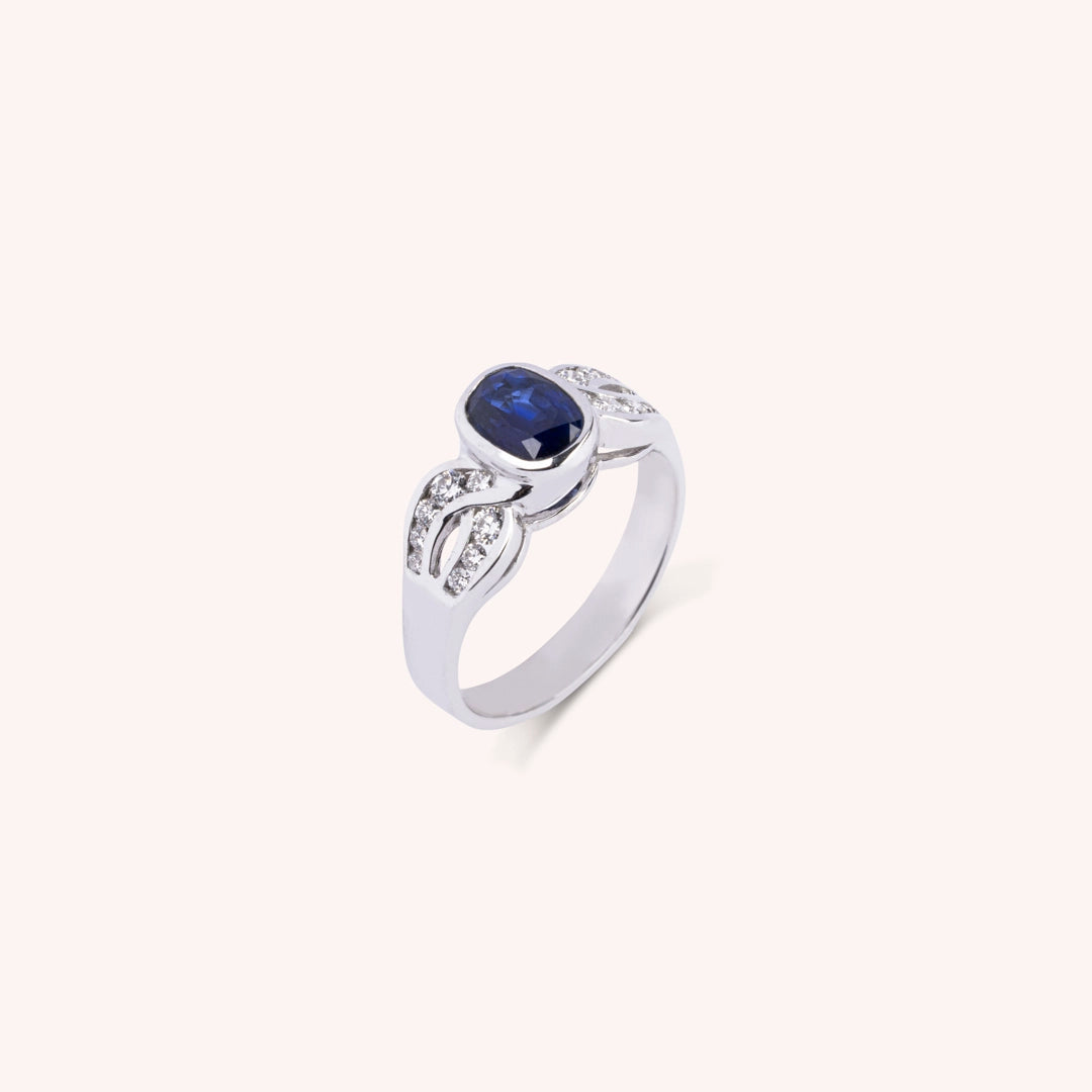 Anello Diana Zaffiro