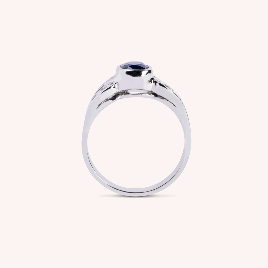 Anello Diana Zaffiro