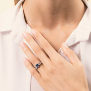 Anello Diana Zaffiro - Varengo Gioielli