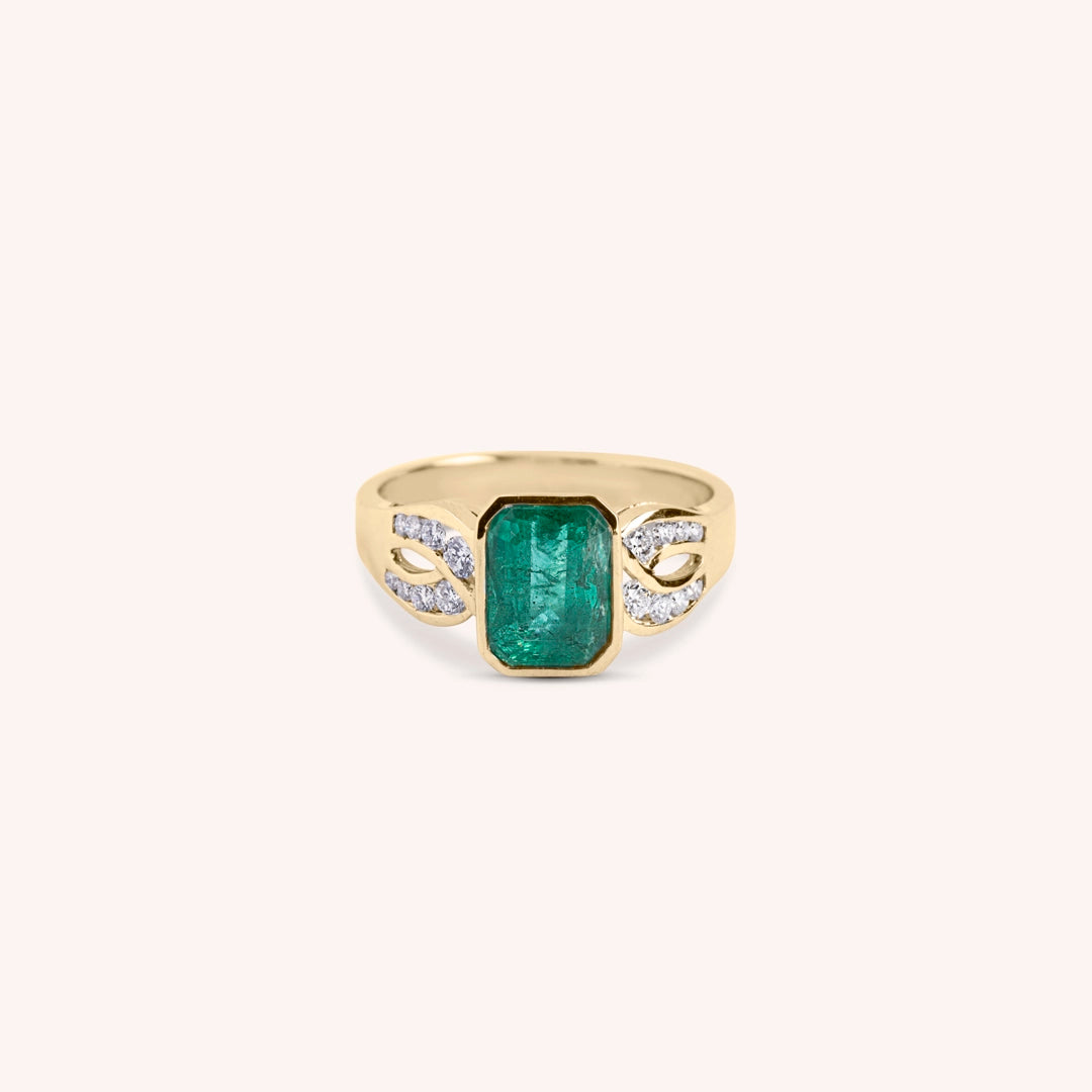 Anello Diana Smeraldo