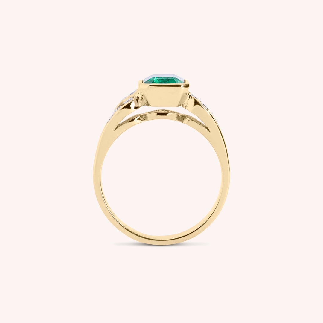 Anello Diana Smeraldo