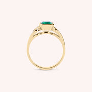 Anello Diana Smeraldo - Varengo Gioielli