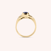 Anello Diana Zaffiro - Varengo Gioielli