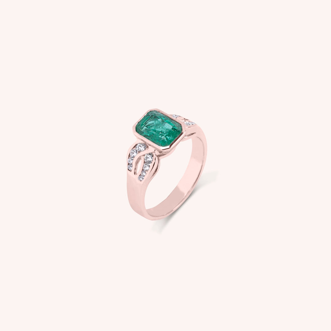 Anello Diana Smeraldo