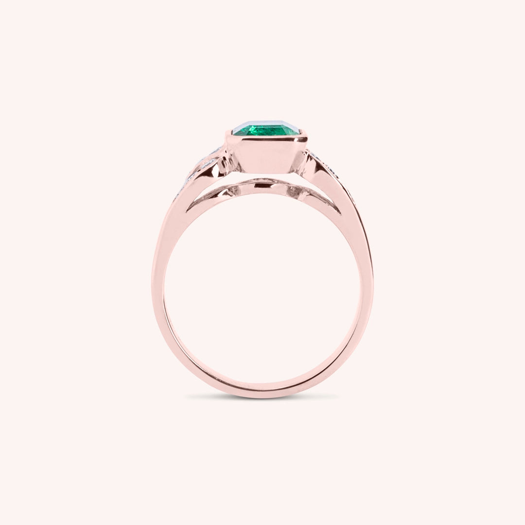 Anello Diana Smeraldo