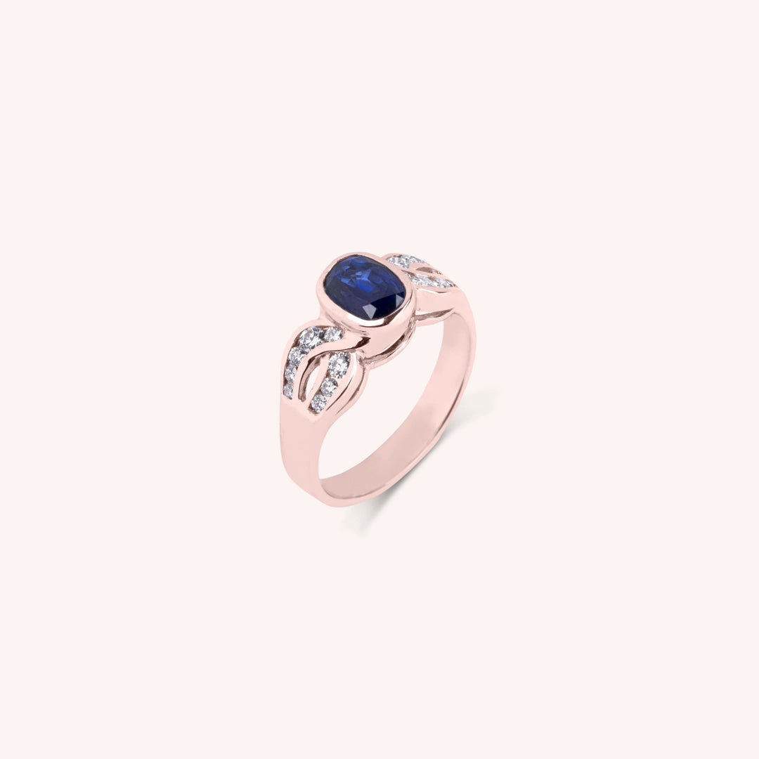 Anello Diana Zaffiro