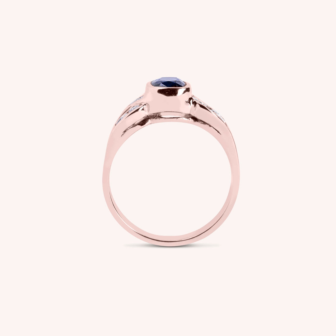 Anello Diana Zaffiro