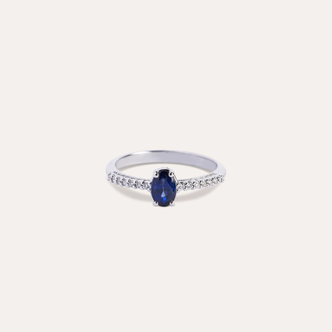 Anello Estia Zaffiro
