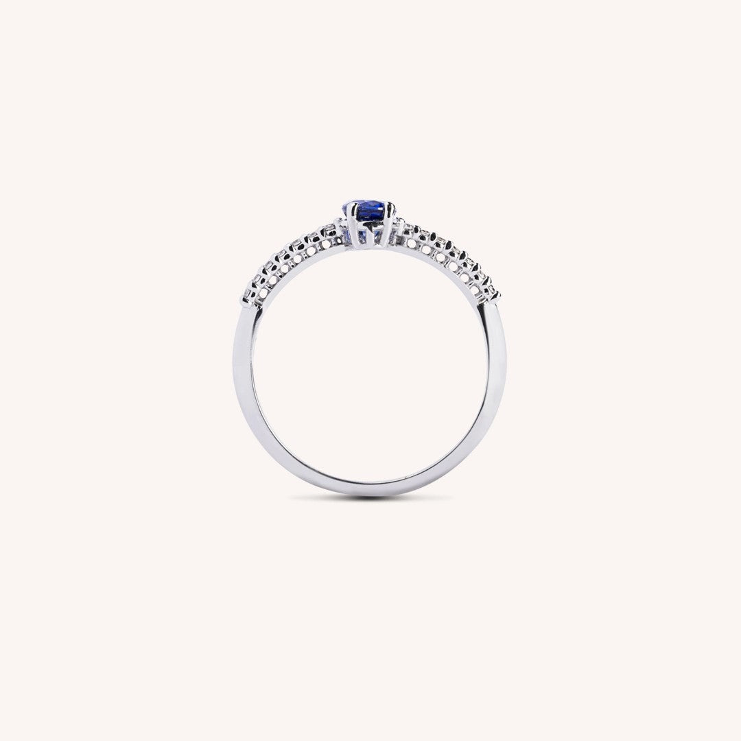 Anello Estia Zaffiro