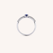 Anello Estia Zaffiro - Varengo Gioielli