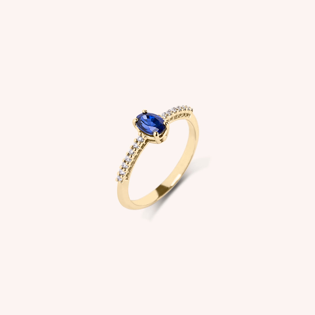 Anello Estia Zaffiro