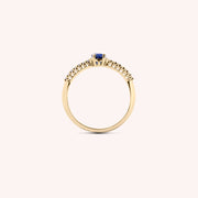 Anello Estia Zaffiro - Varengo Gioielli