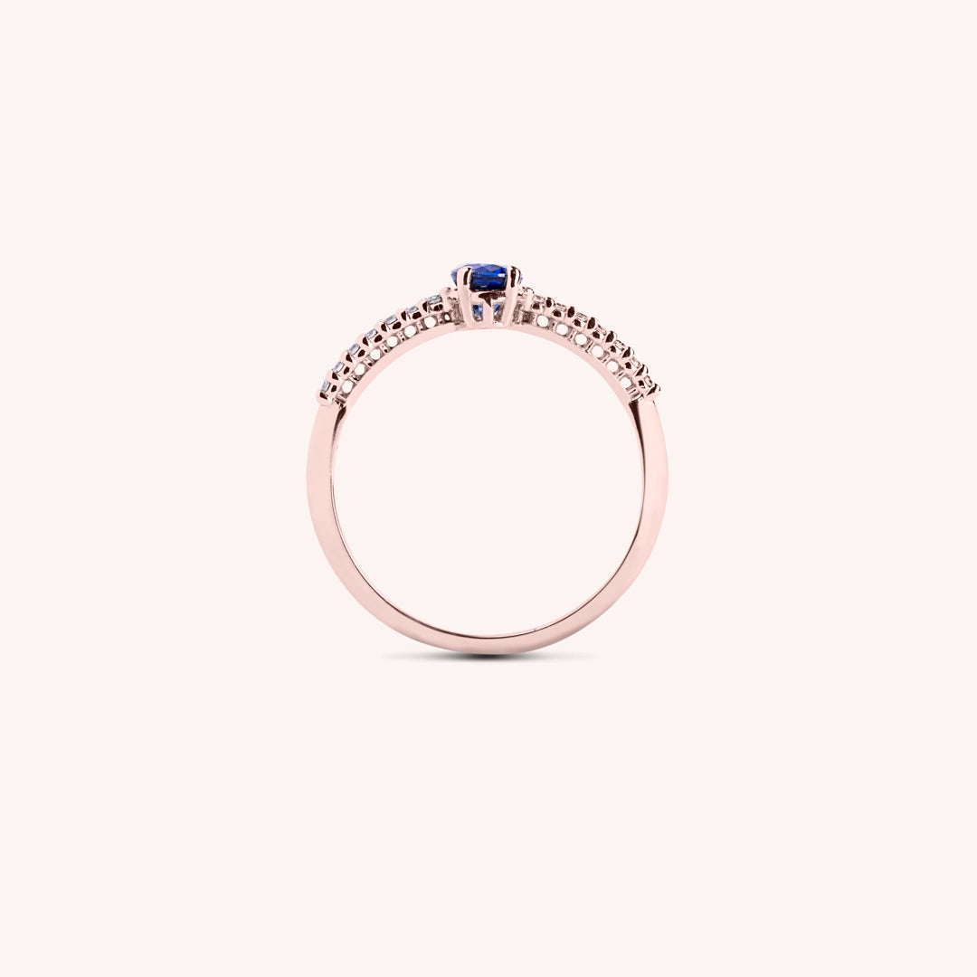 Anello Estia Zaffiro