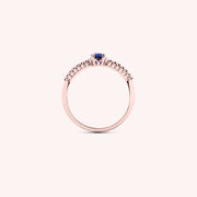 Anello Estia Zaffiro - Varengo Gioielli