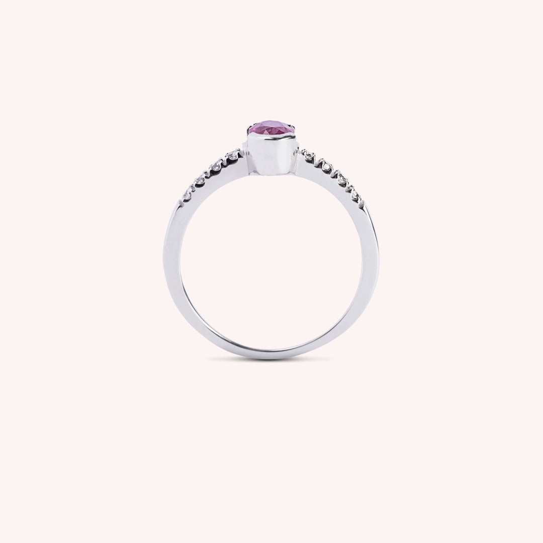 Anello Estia Rubino 2