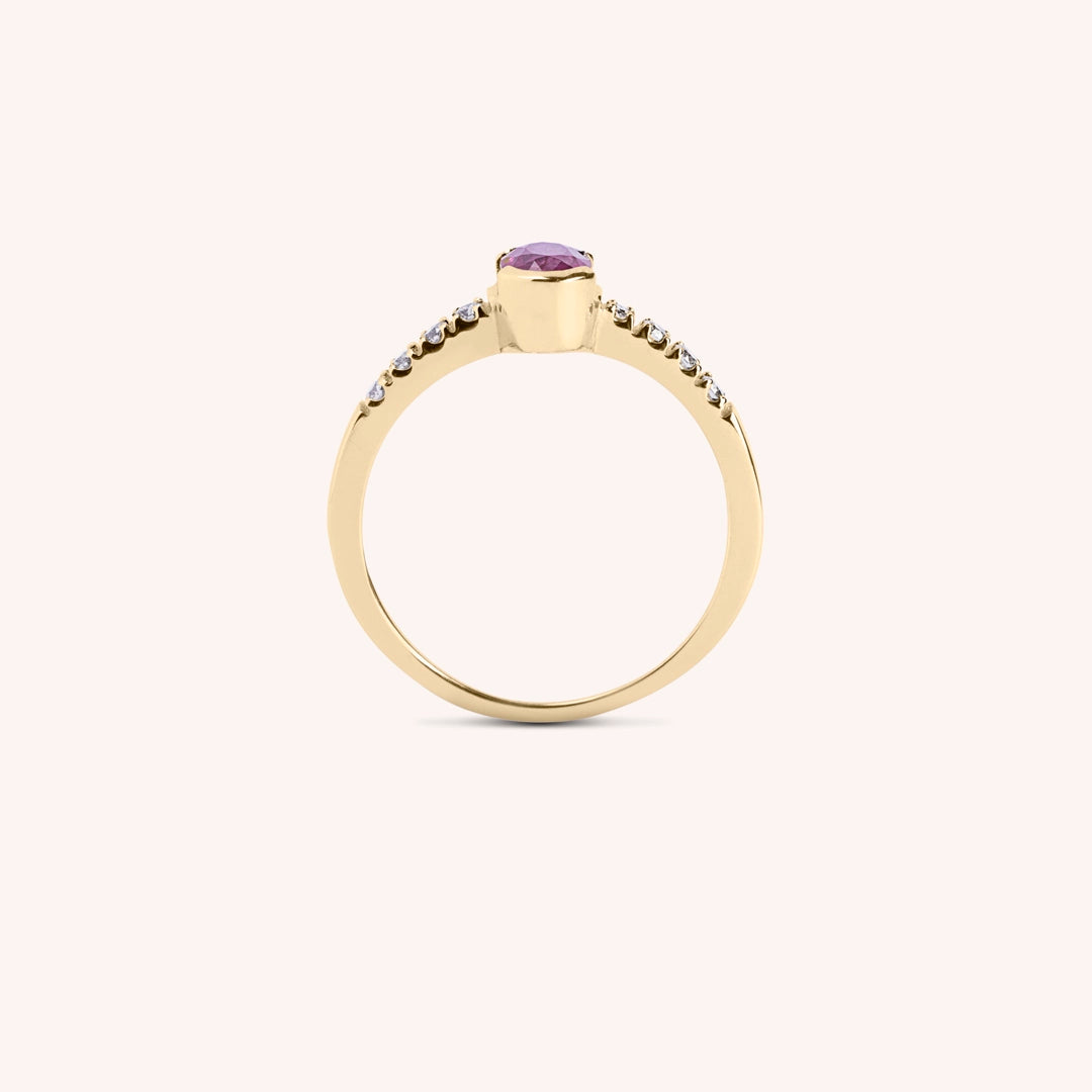 Anello Estia Rubino 2