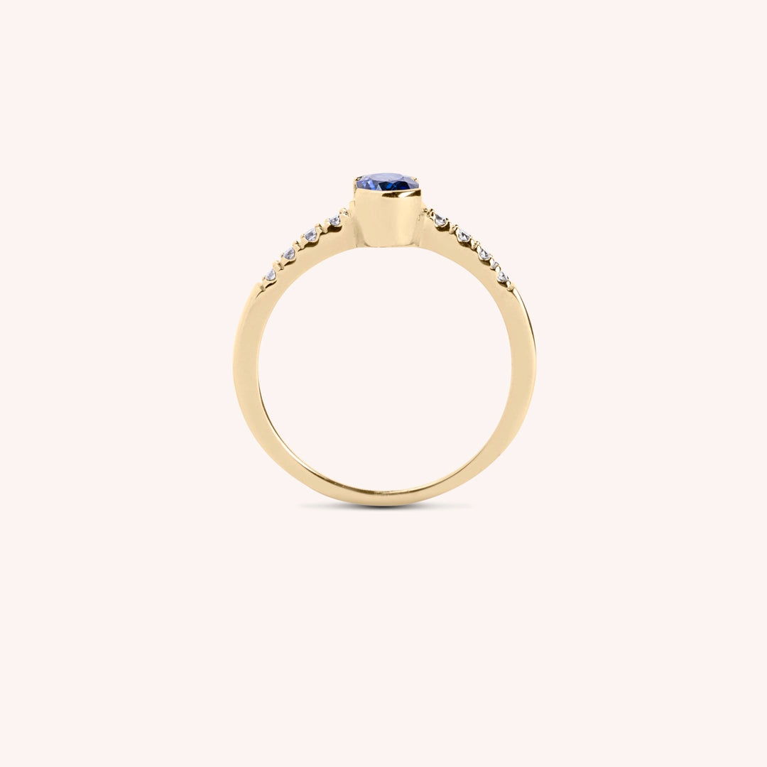 Anello Estia Zaffiro 2