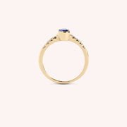 Anello Estia Zaffiro 2 - Varengo Gioielli