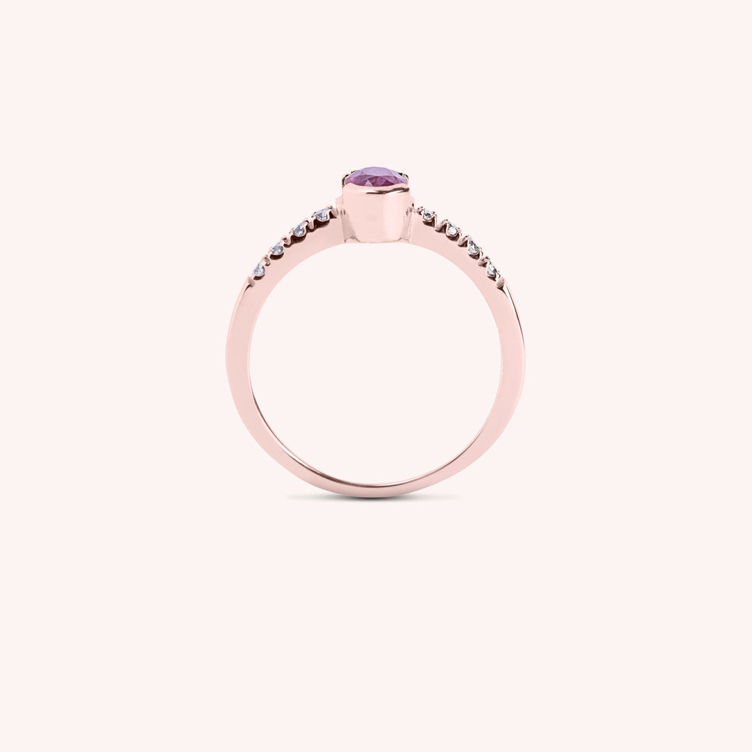 Anello Estia Rubino 2