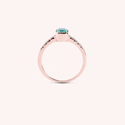 Anello Estia Smeraldo 2 - Varengo Gioielli