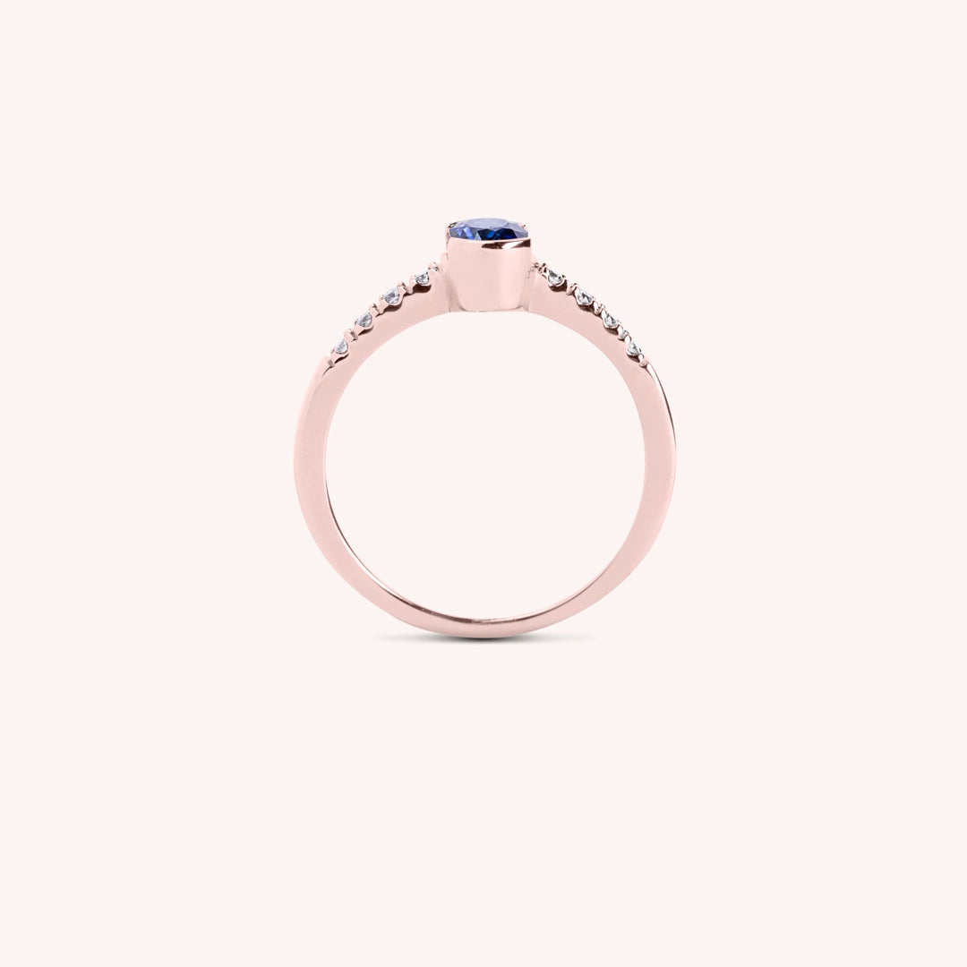 Anello Estia Zaffiro 2